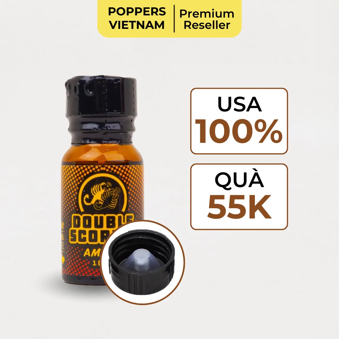 Double Scorpio Amber Popper 10ml