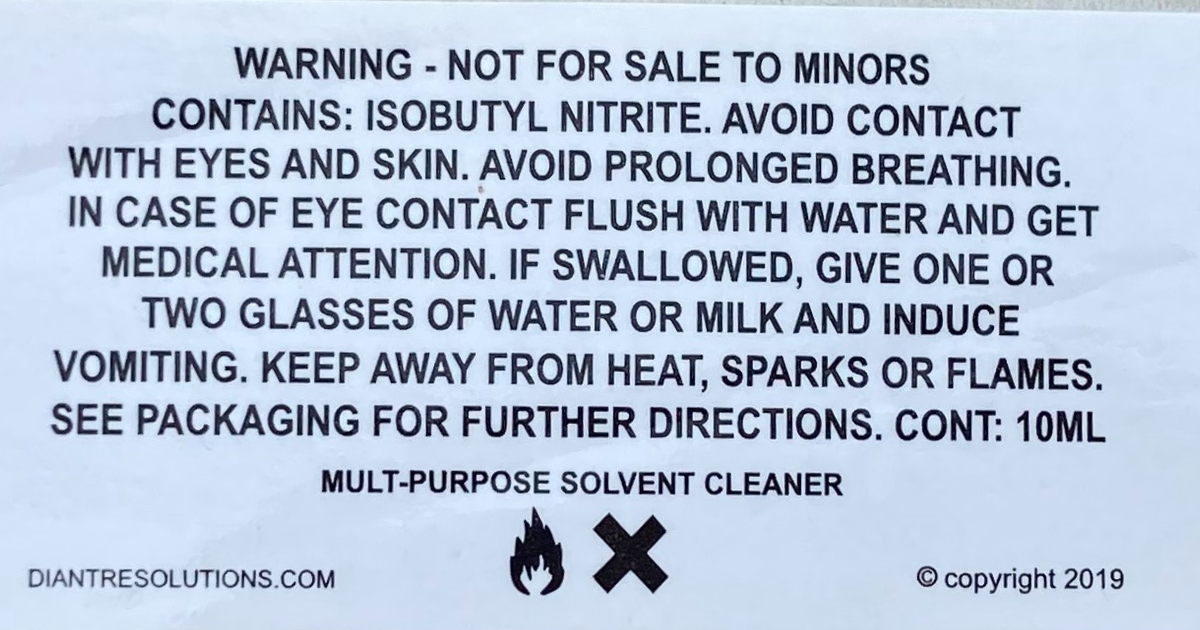 English White USA Popper 10ml 