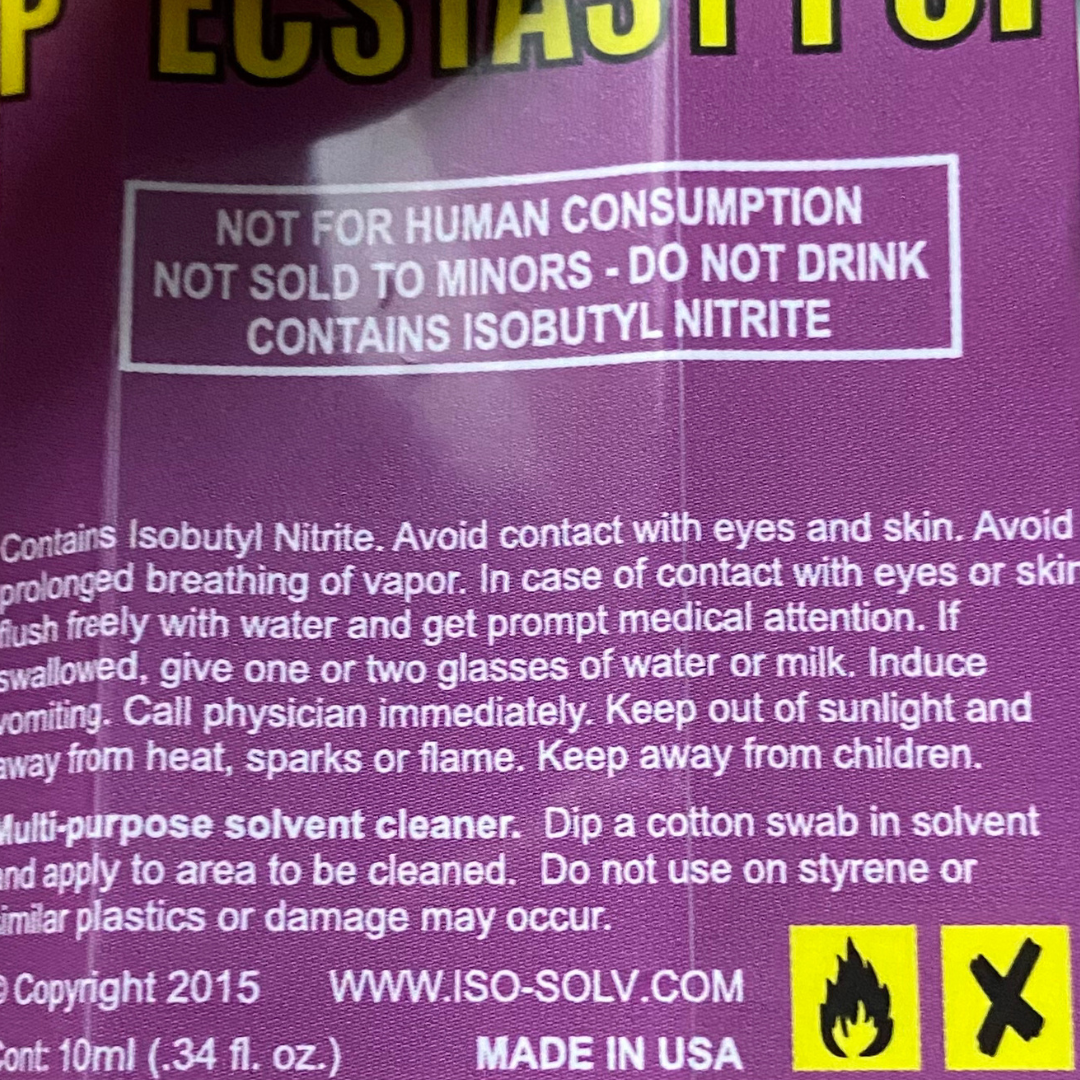 Ecstasy Pop USA Popper 10ml