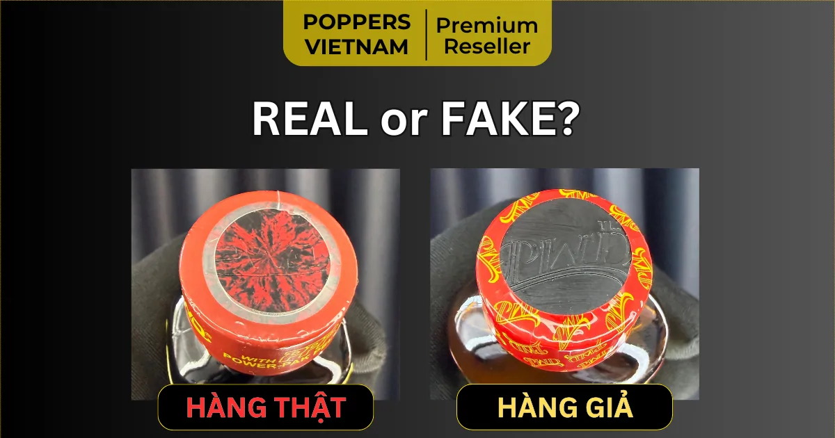 Cách Phân Biệt Popper Rush Thật - Giả (Cập Nhật 2026)