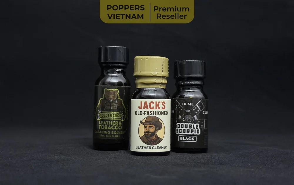 Review Chi Tiết Ba Dòng Poppers Leather Niche Hàng Đầu