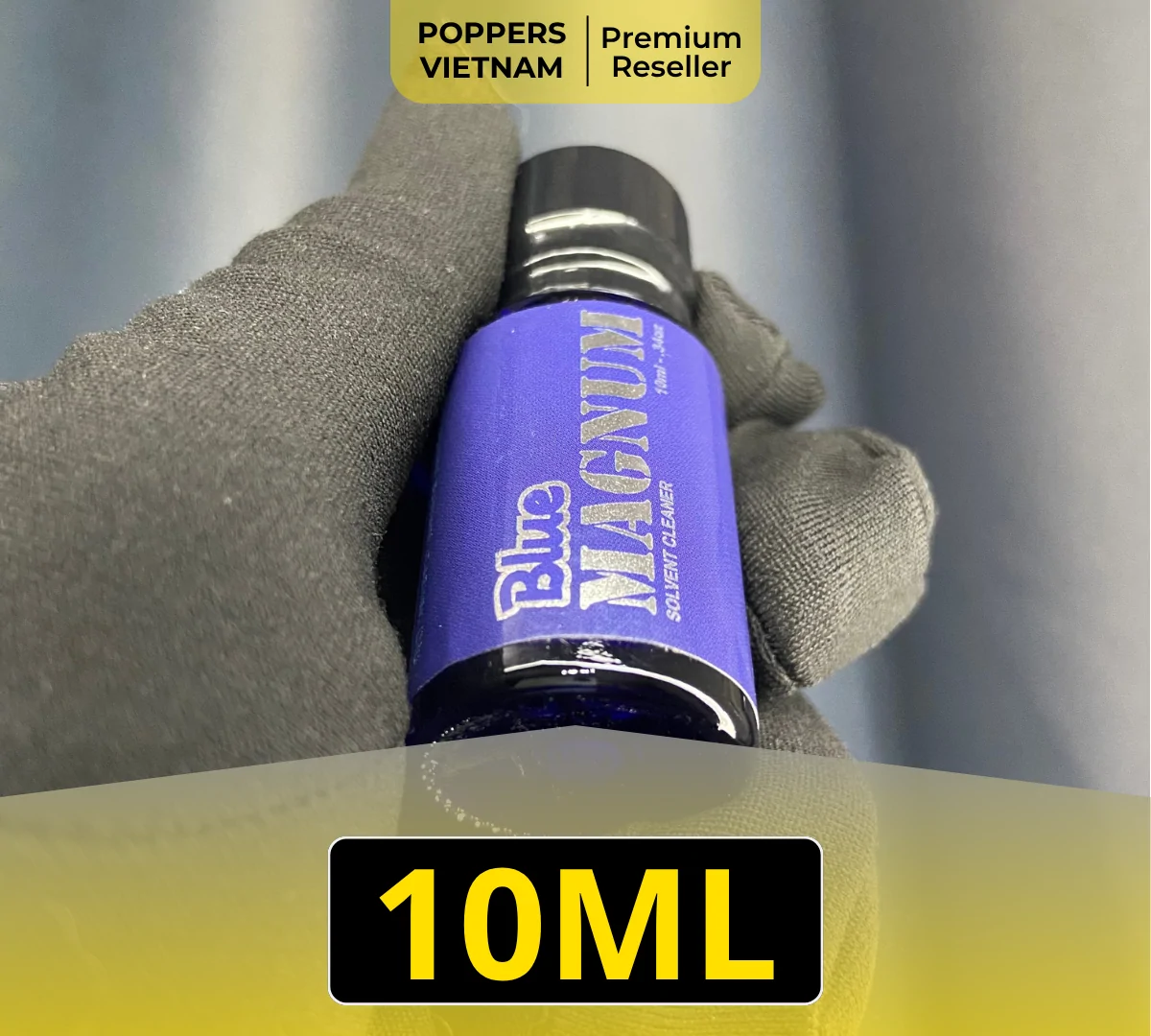 Chai poppers Blue Magnum 10ml chính hãng USA được nhiều khách hàng tin tưởng nhờ khả năng mạnh mẽ của nó