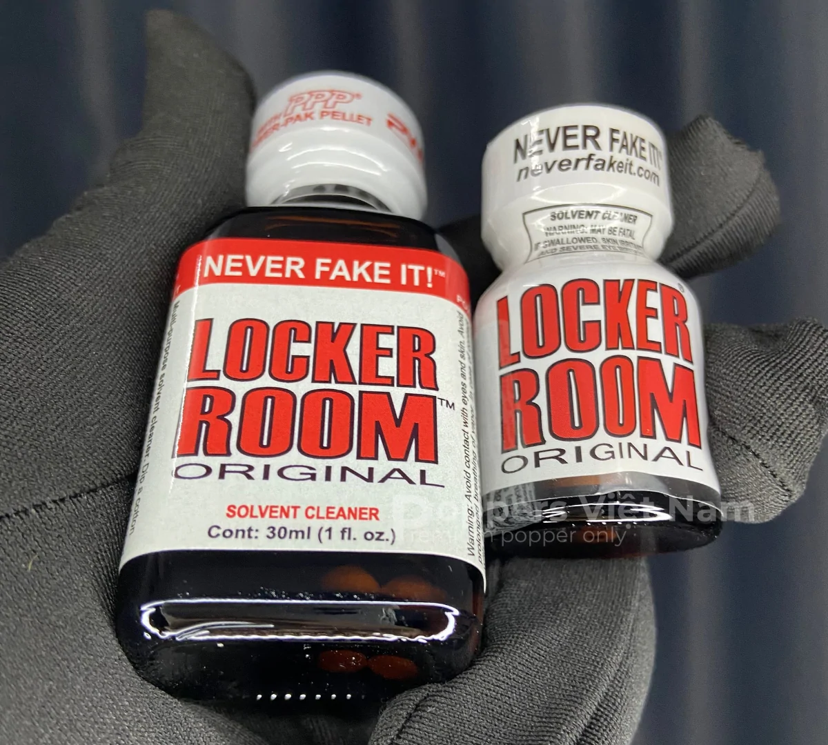 2 chai poppers Locker Room 10ml và 30ml tại Poppers Việt Nam - Thương hiệu PWD