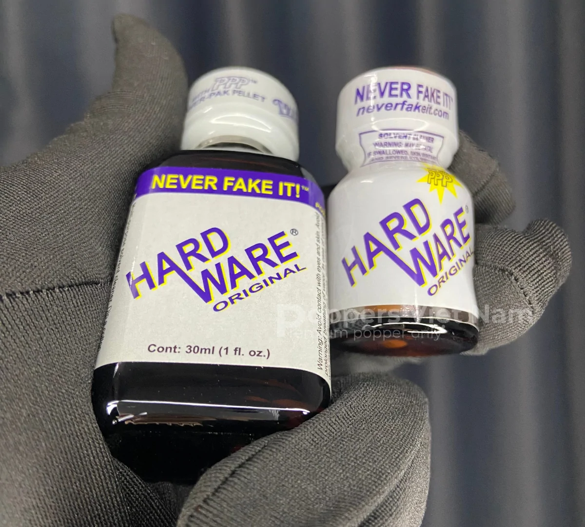 2 chai Poppers Hard Ware 10ml và 30ml của Poppers Việt Nam - Thương hiệu PWD