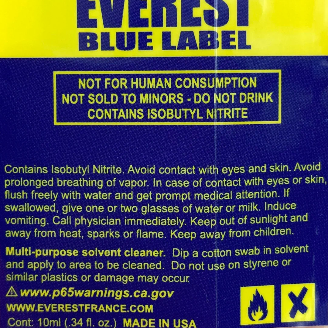 Thành phần chính của Everest Blue Popper Mỹ 10ml