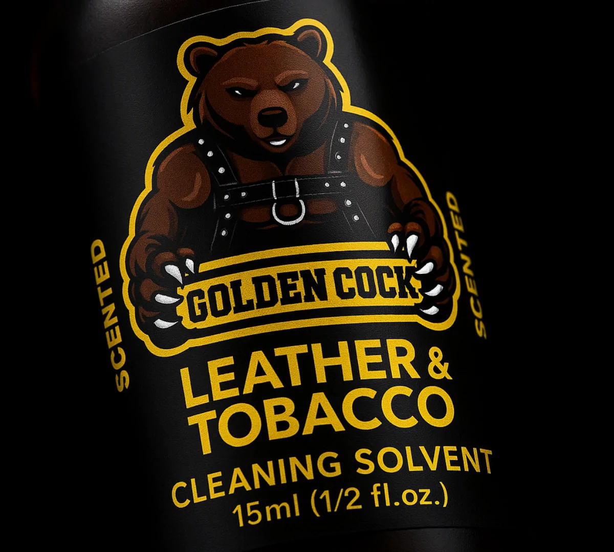 Chai poppers Golden Cock Leather & Tobacco 15ml – đại diện nổi bật của dòng poppers Mỹ cao cấp, nổi bật về mùi hương và trải nghiệm.