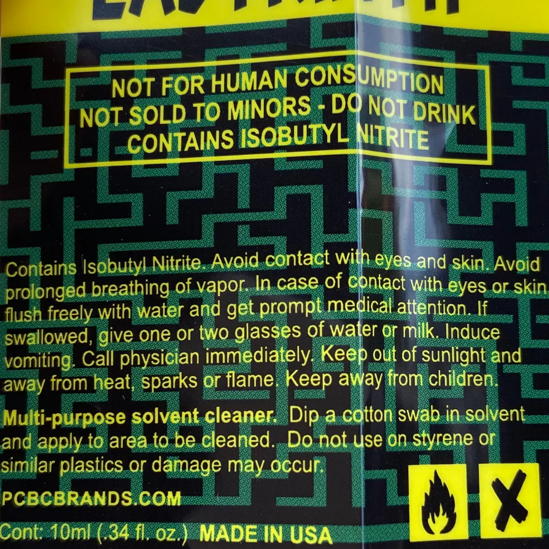 Thành phần chính của Labyrinth USA Popper 10ml