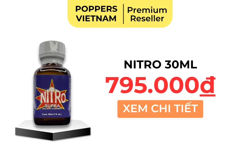 Nút button mua chai popper Nitro 30ml giá 795k tại Poppers Việt Nam