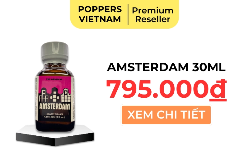 Popper Amsterdam 30ml chính hãng tại Hà Nội - giá 795k
