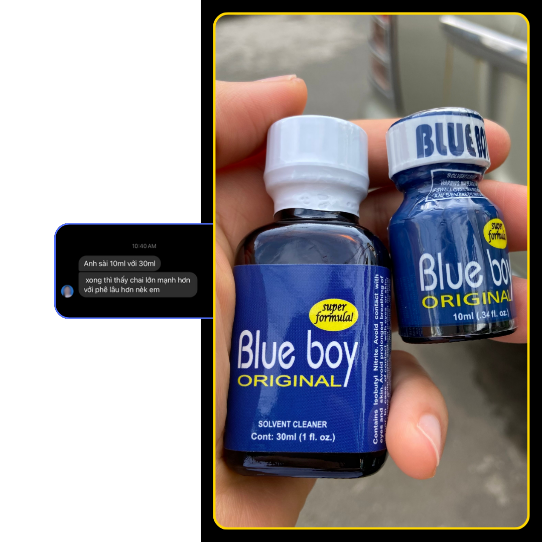 Khách review khi dùng Blue Boy Original