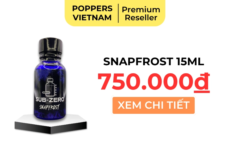 Chai popper Sub-Zero Snapfrost 15ml giá 750k