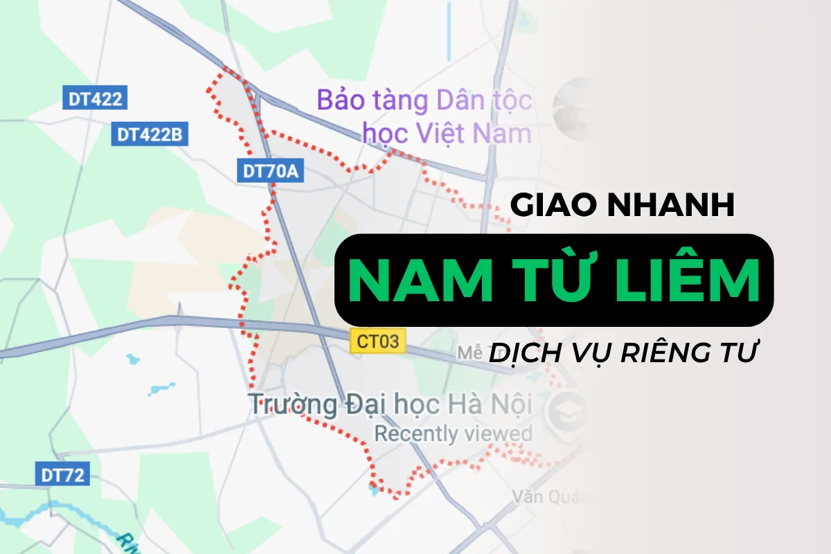 Hình chụp là bản đồ quận Nam từ Liêm - Hà Nội được Poppers Việt Nam lấy từ Google Maps. Hình ảnh này sử dụng nhằm mục đích cho khách hàng xem rõ hơn về quận Nam Từ Liêm.