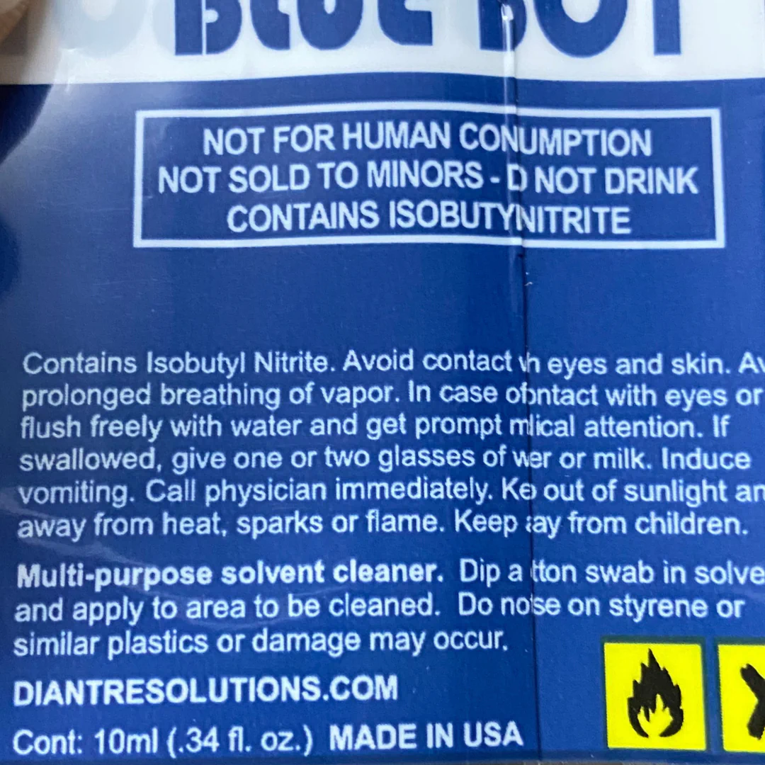 Thành phần chính của Blue Boy 10ml được công bố rõ ràng!