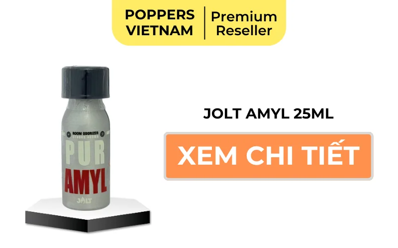 Nút button xem chi tiết chai popper Amsterdam platinum 30ml.