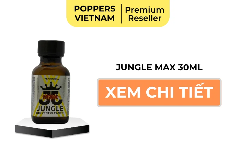 Nút button xem chi tiết chai popper Jungle Max 30ml.
