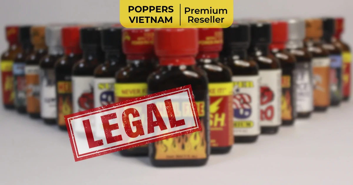 Poppers are not illegal in Vietnam but are not classified as medical products.