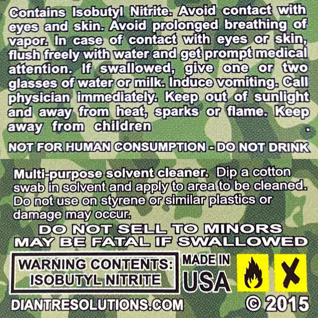 Thành phần chính của Dirty Thirty USA Popper 30ml