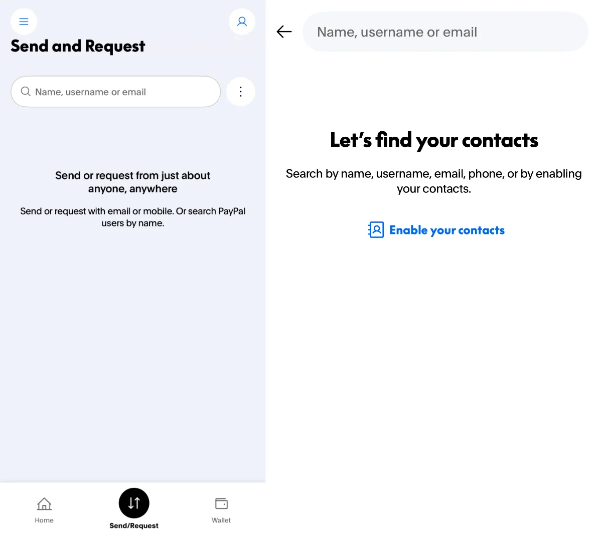 Hình ảnh thể hiện phương thức thanh toán của Paypal bằng cách "Gửi" tiền từ tài khoản khách hàng sang tài khoản shop.