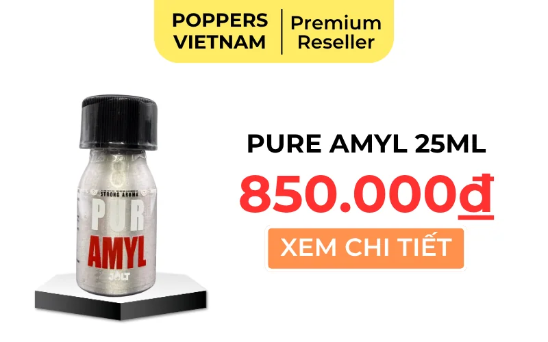 Nút button mua chai popper Amyl 25ml với giá 850.000