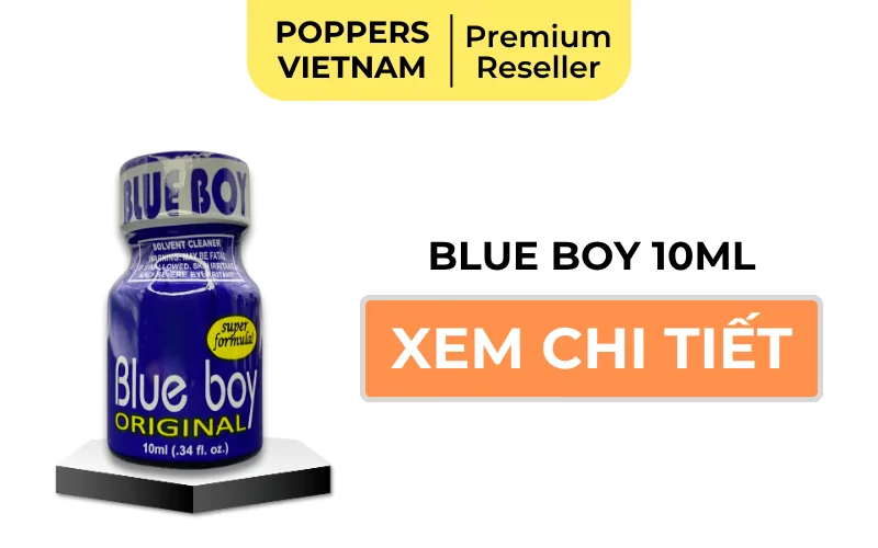 Nút button mua chai popper Blue Boy 10ml tại Poppers Việt Nam - chi nhánh Đà Lạt