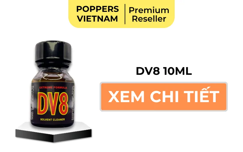 Nút button mua chai poppers DV8 10ml với giá 600k tại Poppers Việt Nam