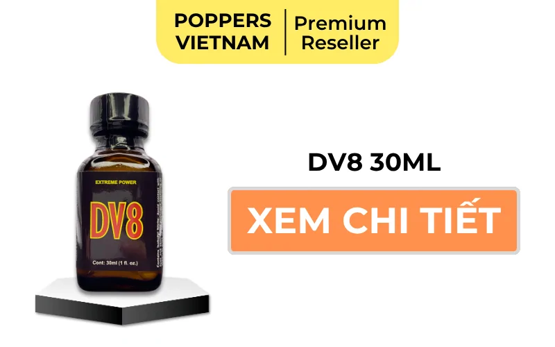 Nút button mua chai popper DV8 giao liền tại TP.HCM