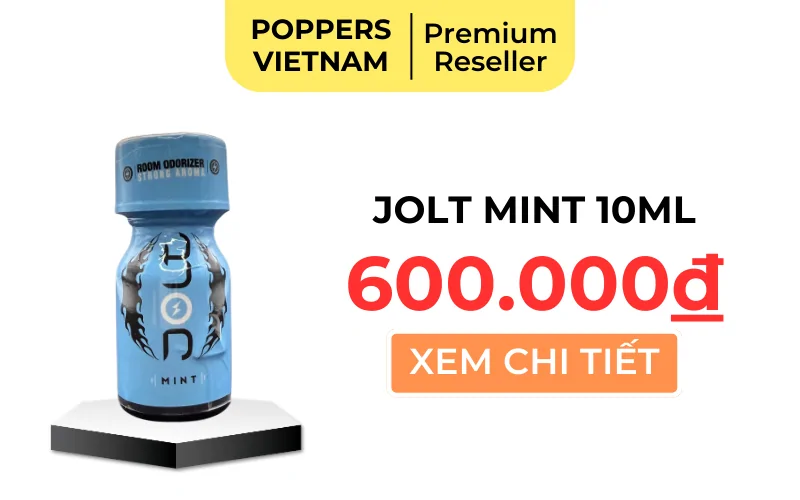 Nút button mua popper Jolt Mint 10ml tại shop popper Cần Thơ.