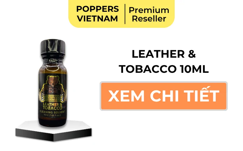 Nút button mua chai popper Golden Cock Leather & Tobacco 15ml tại Poppers Việt Nam - chi nhánh Phú Quốc