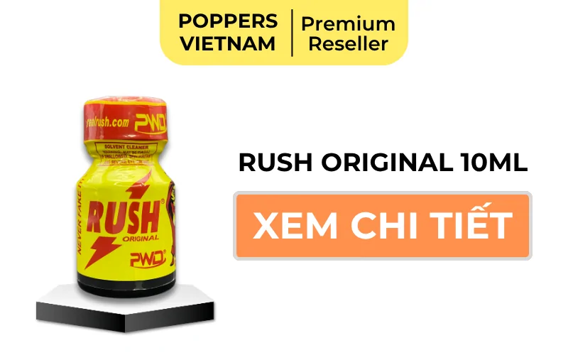 Nút button mua chai popper Rush Original 10ml tại Poppers Việt Nam - chi nhánh Cần Thơ