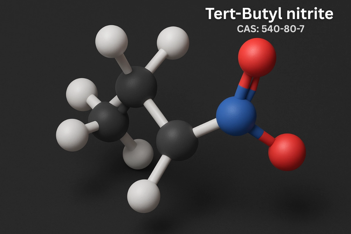 Mô hình phân tử Tert-Butyl Nitrite – hợp chất alkyl nitrit có trong poppers