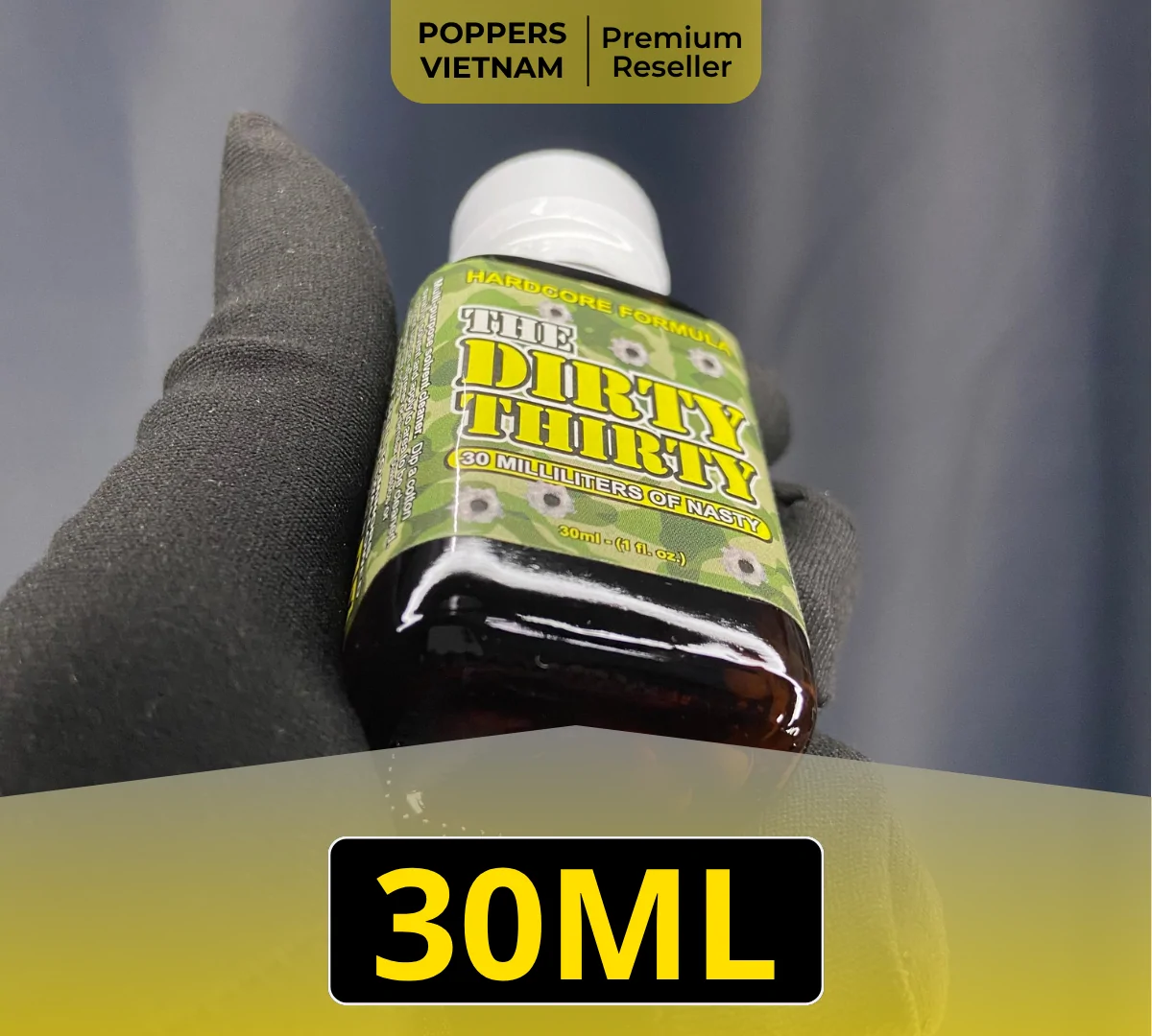 Hiệu ứng đầy mạnh mẽ, bốc mạnh ngay từ hơi đầu tiên. Đây là lý do quan trọng để người dùng chọn popper Dirty Thirty 30ml như một sự nâng cấp đầy mạnh mẽ