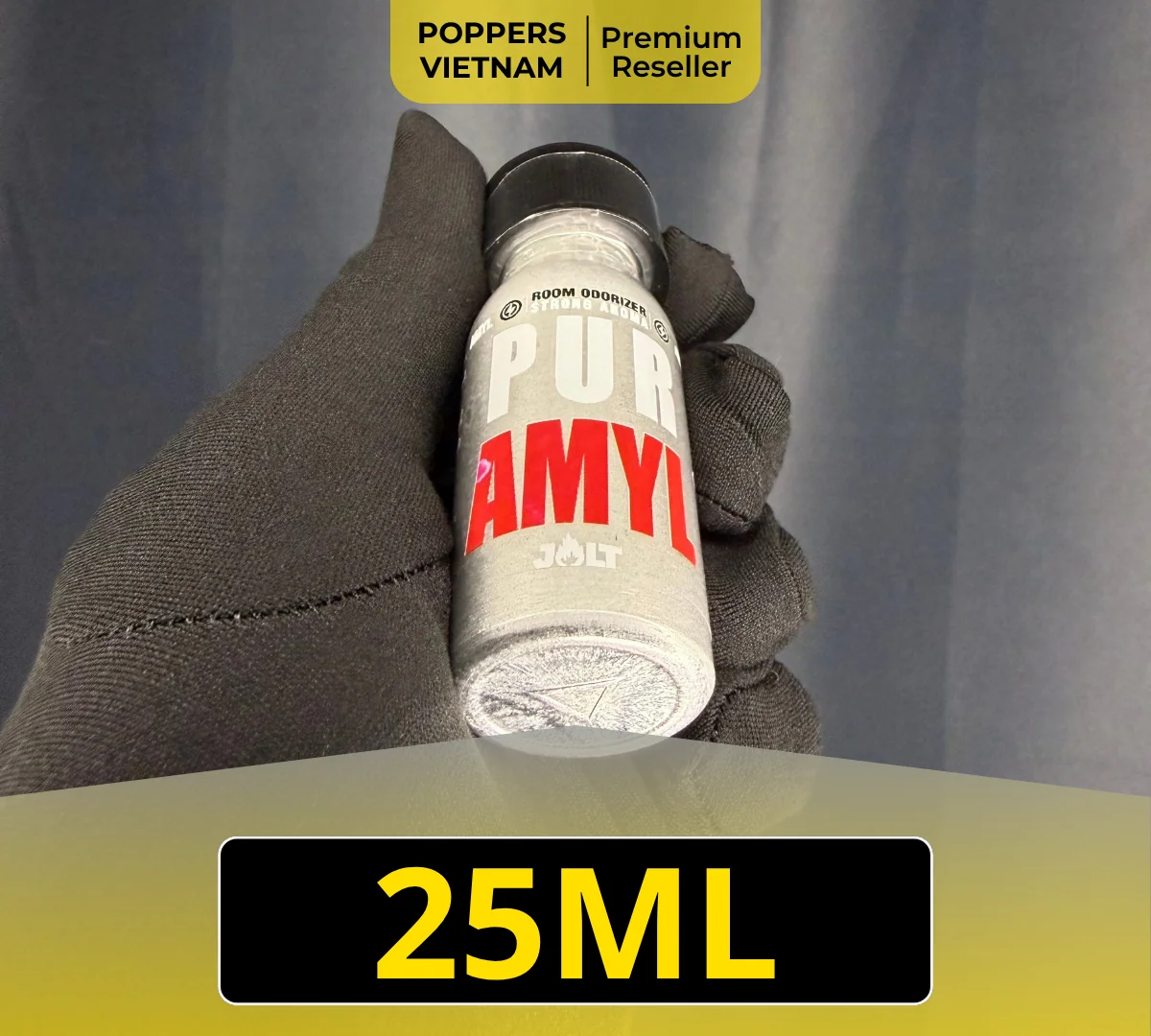 Hình ảnh là chai popper Jolt Amyl 25ml.