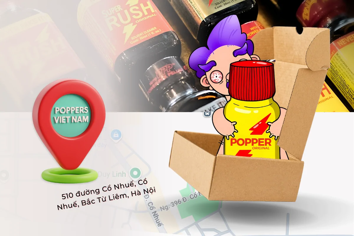 Hình ảnh 3D mô tả vị trí của Poppers Tại Hà Nội, địa chỉ cụ thể: 510 đường Cổ Nhuế, Cổ Nhuế, Bắc Từ Liêm, Hà Nội