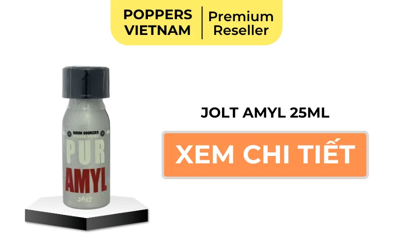 Nút button xem chi tiết chai popper Jolt Amyl 25ml.