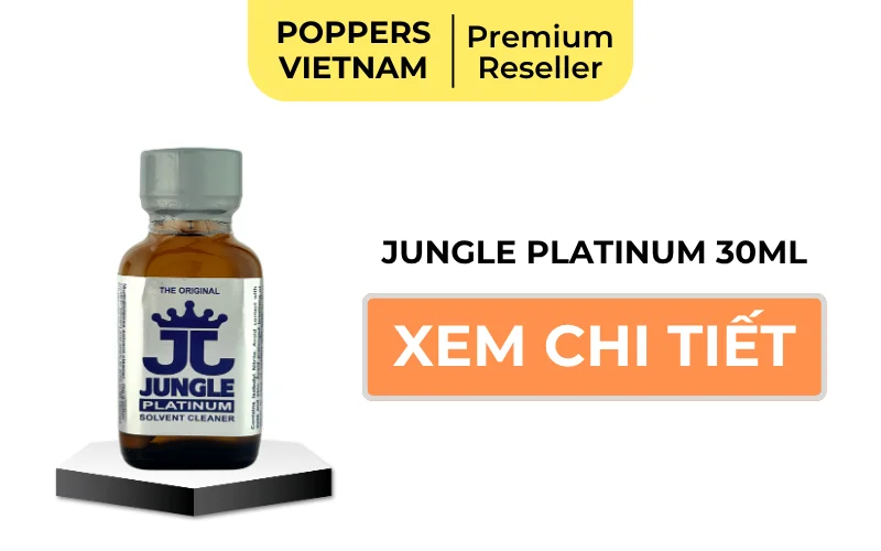 Nút button xem chi tiết chai popper Jungle Platinum 30ml.
