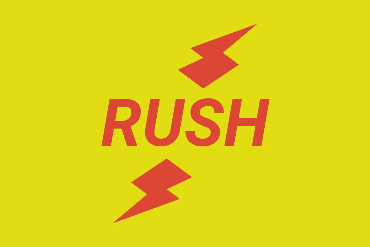 Logo của thương hiệu RUSH