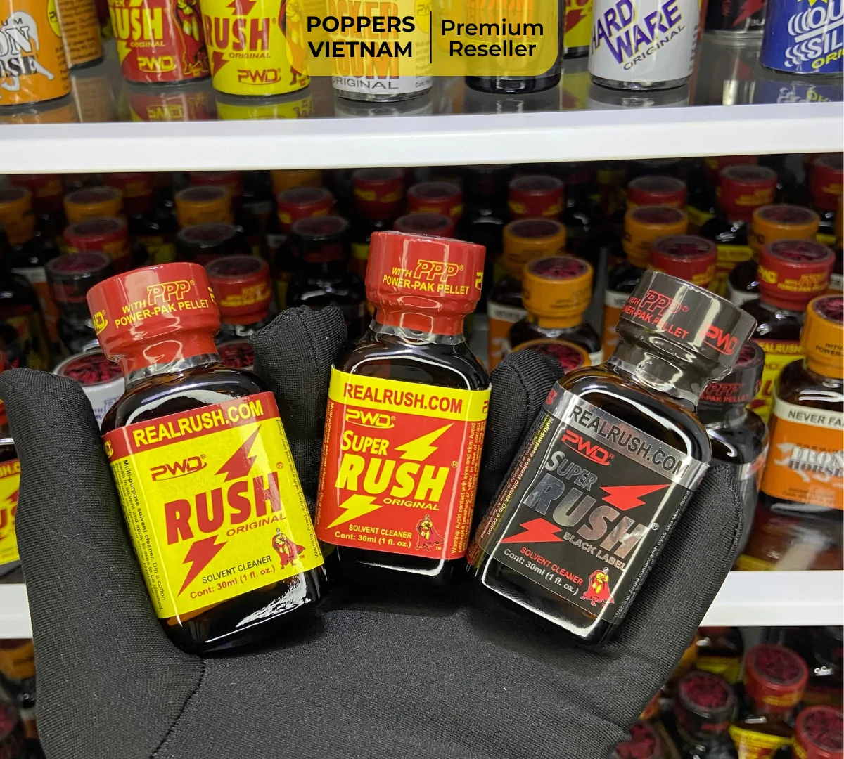Poppers Rush là sản phẩm bán chạy nhất năm 2025